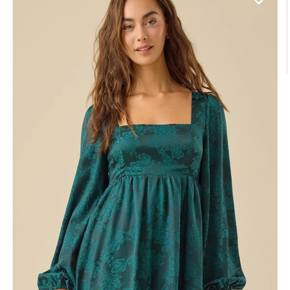 Altar'd State Long Sleeve Dress Mini Dress